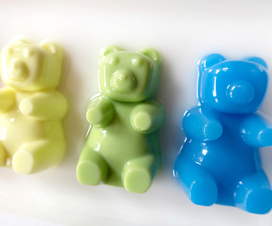 Gummy Bear Art - Handmade Rainbow Wall Decor, Cheerful Addition to Baby’s Nursery or Playroom, Fun Gift Idea!