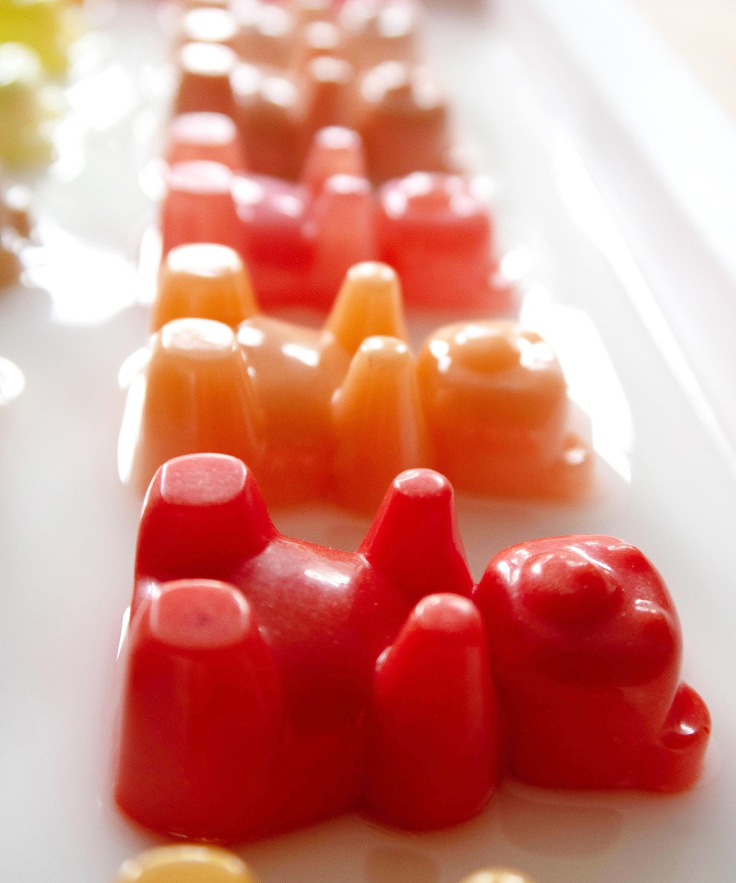 Resin Gummy Bears Art, Rainbow Handmade Wall Decor, Brighten Home Gift
