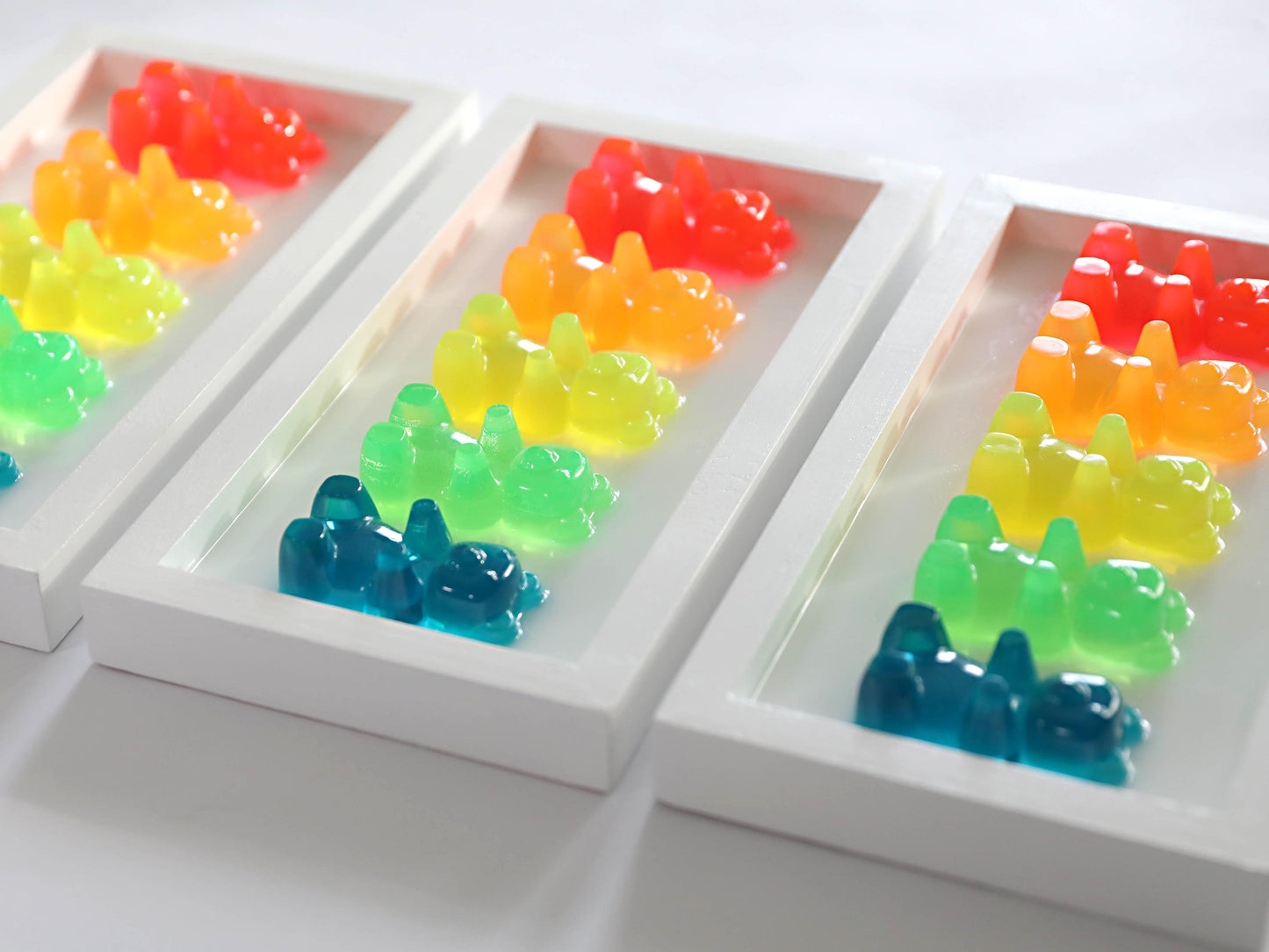 Gummy Bear Resin Art, Vibrant 3D Mini Collection for Playrooms, Unique Handmade Gift for Kids and Whimsical Decor Lovers