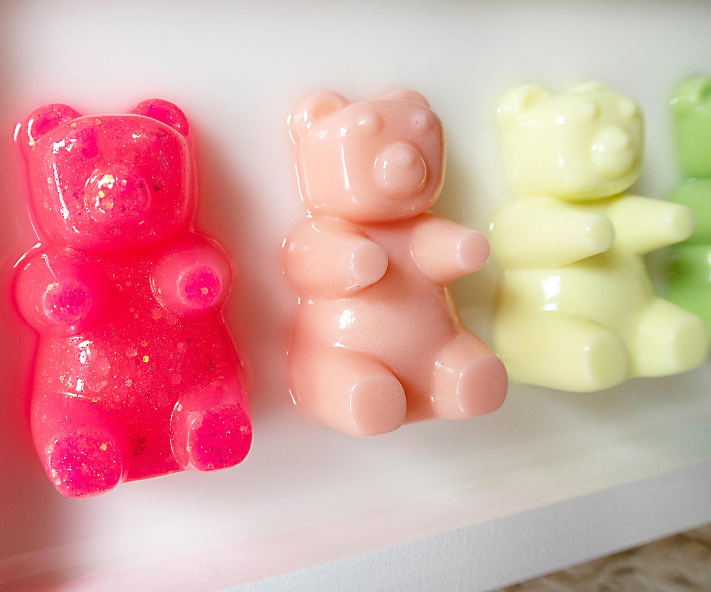 Gummy Bear Art - Handmade Rainbow Wall Decor, Cheerful Addition to Baby’s Nursery or Playroom, Fun Gift Idea!