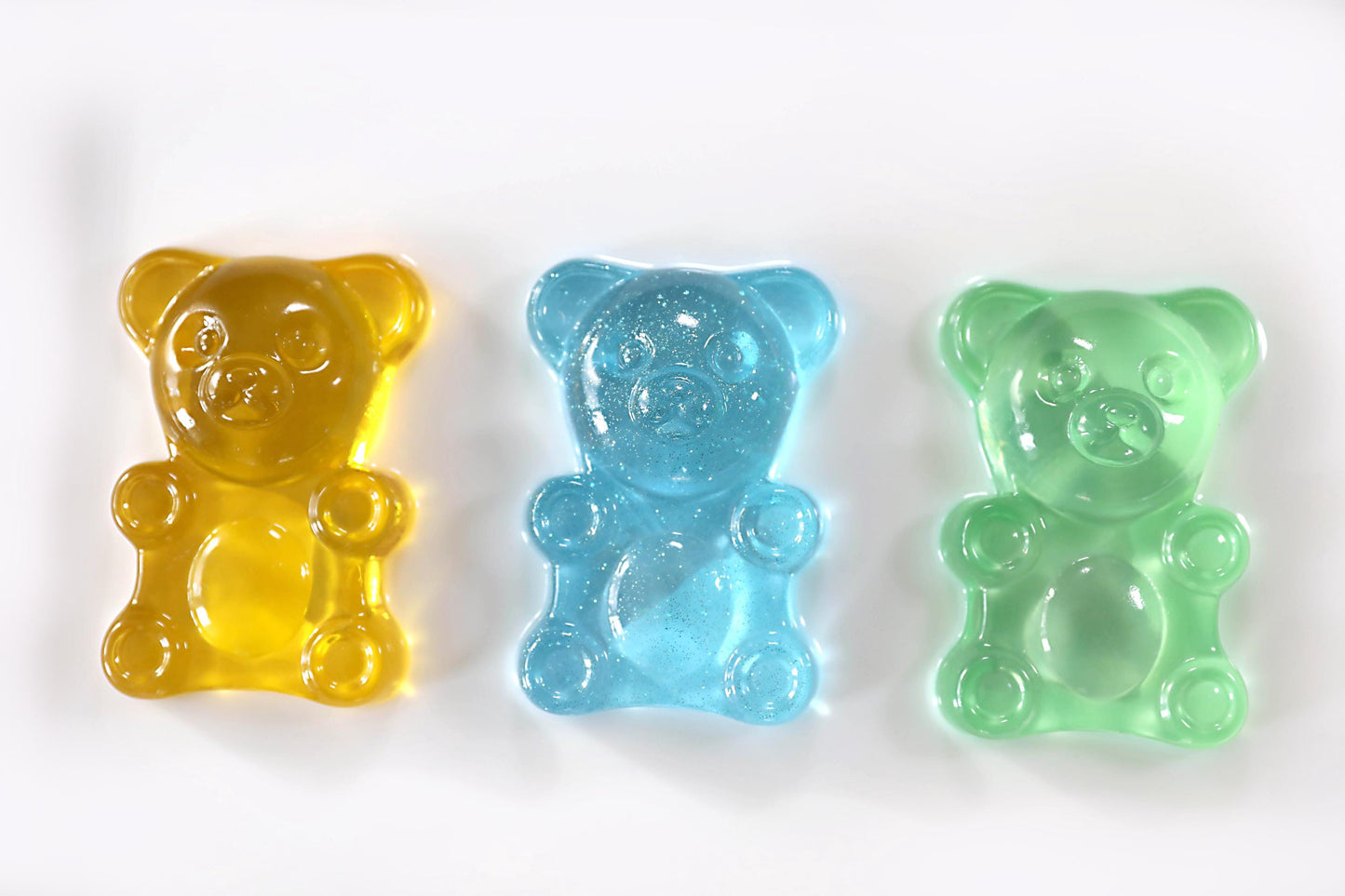 Resin Bears Baby Art Set, Unique Handmade Wall Decor for Baby's Room & Perfect Gift for New Parents