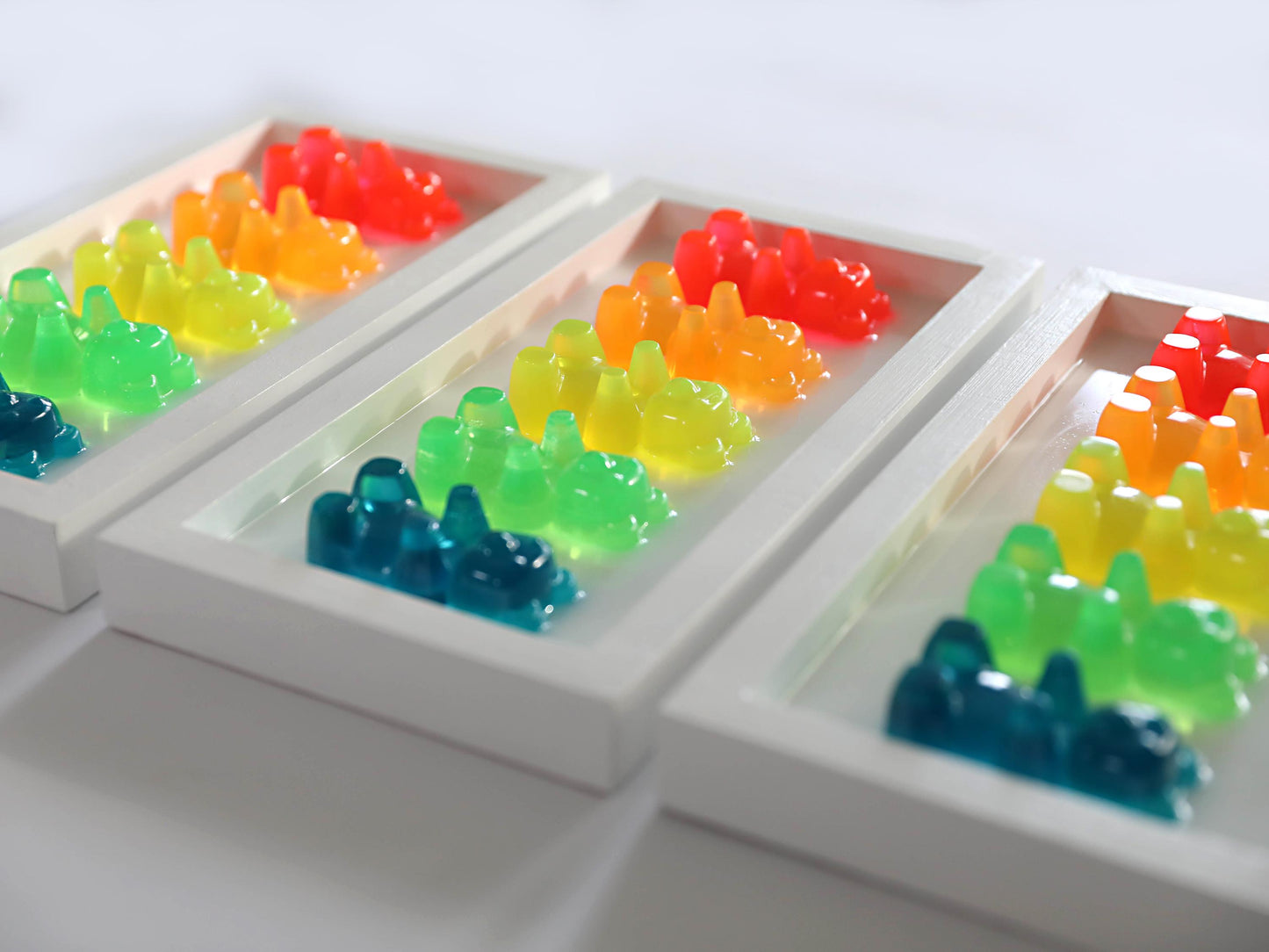 Gummy Bear Resin Art, Vibrant 3D Mini Collection for Playrooms, Unique Handmade Gift for Kids and Whimsical Decor Lovers