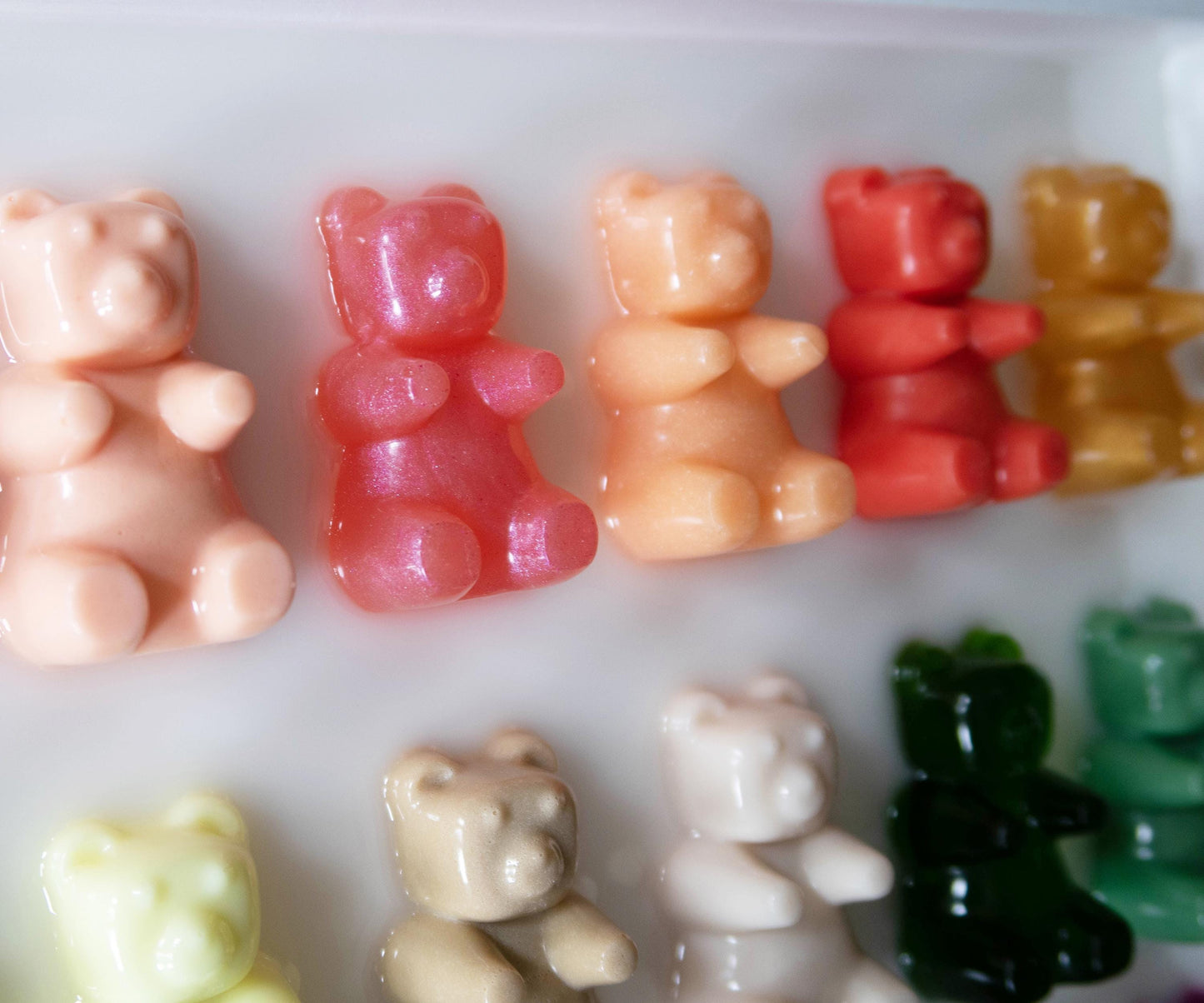 Resin Gummy Bears Art, Rainbow Handmade Wall Decor, Brighten Home Gift