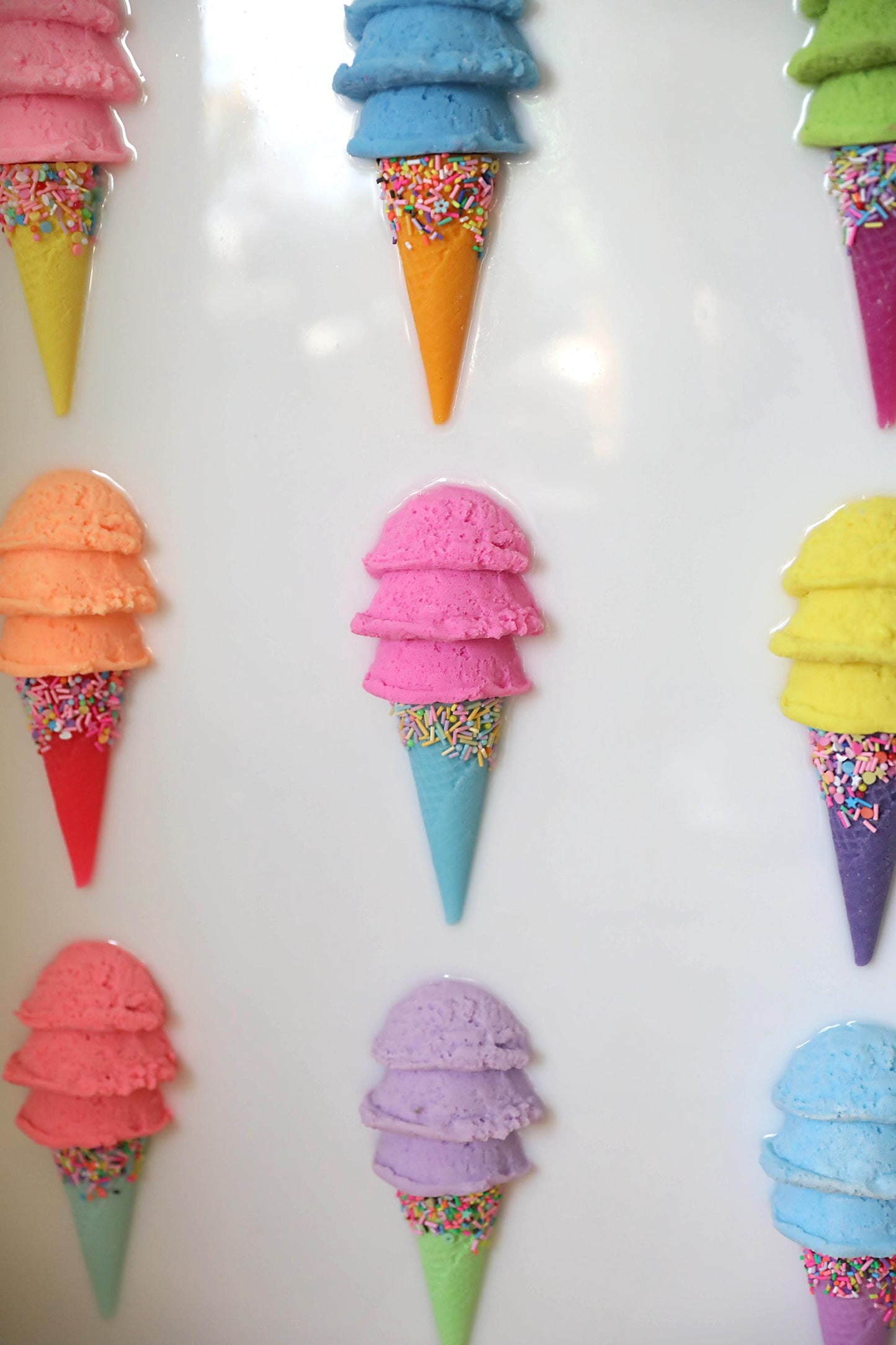 Ice Cream Pop Art Decor | Colourful Canvas Art Print for Sweet Treat Lovers & Perfect Birthday Gift