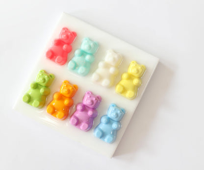 Mini Gummy Bear Art, Vibrant Handmade Sweet-Themed Wall Decor for Nursery or Playroom Gift