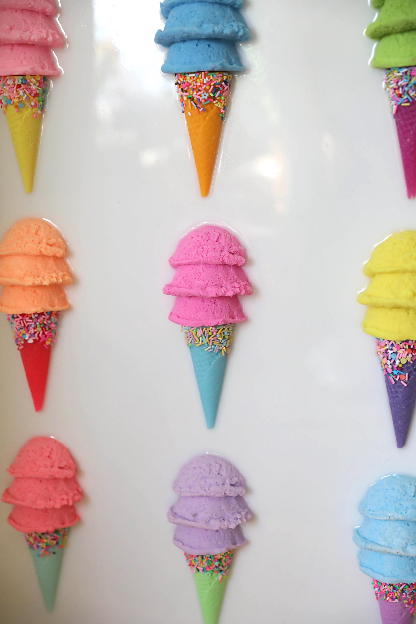 Ice Cream Pop Art Decor | Colourful Canvas Art Print for Sweet Treat Lovers & Perfect Birthday Gift