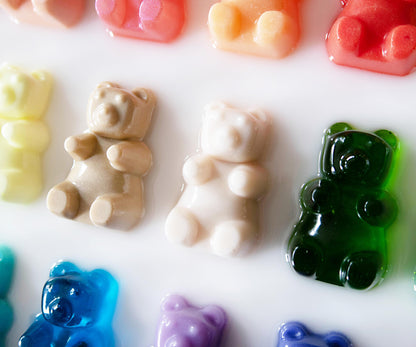 Resin Gummy Bears Art, Rainbow Handmade Wall Decor, Brighten Home Gift