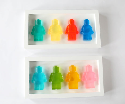 Robot men art, delightful children's framed artwork, playful wall decor for kids' rooms, unique gift for boys and toddlers