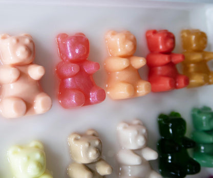 Resin Gummy Bears Art, Rainbow Handmade Wall Decor, Brighten Home Gift